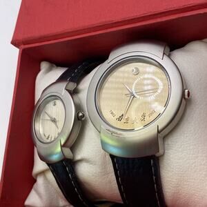 Vintage Nanjing University His And Hers Watch Combo Works New Battery